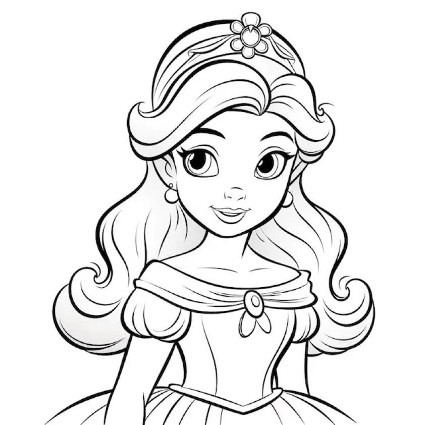 Girls Coloring Pages – 027