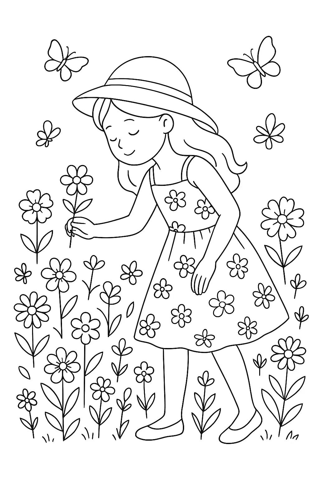 Girls Coloring Pages – 032