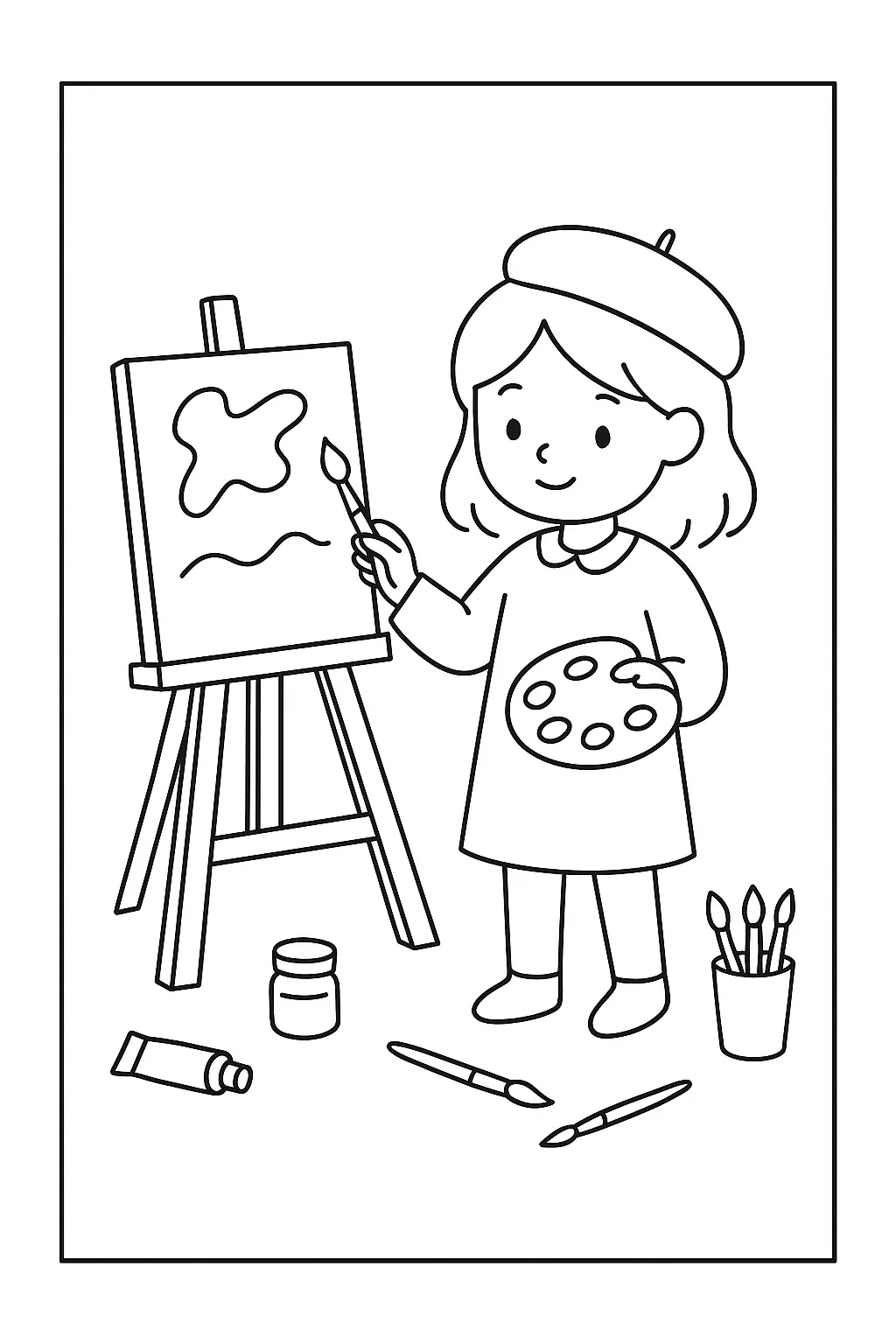 Girls Coloring Pages – 035