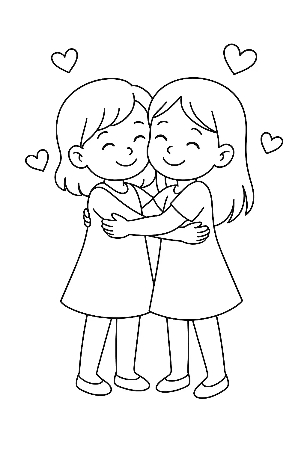 Girls Coloring Pages – 048