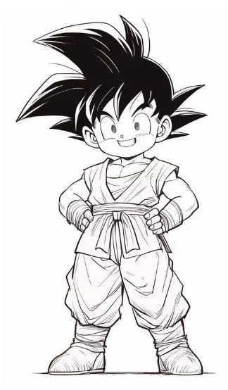 Goku Coloring Pages – 006