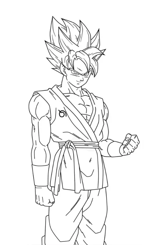 Goku Coloring Pages – 012