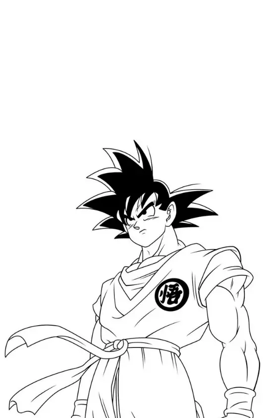 Goku Coloring Pages – 016