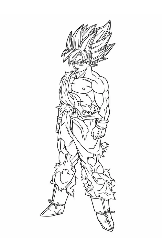 Goku Coloring Pages – 017