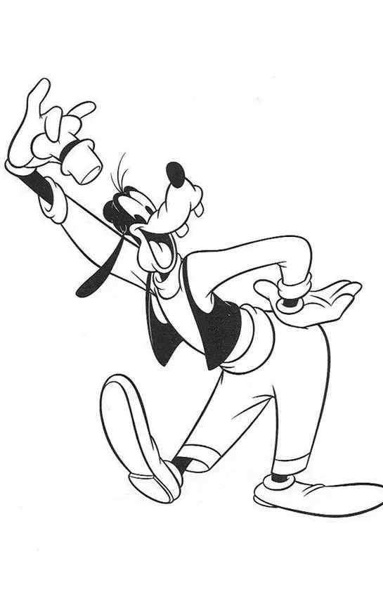 Goofy Coloring Pages – 010