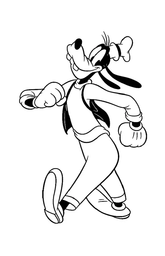 Goofy Coloring Pages – 015