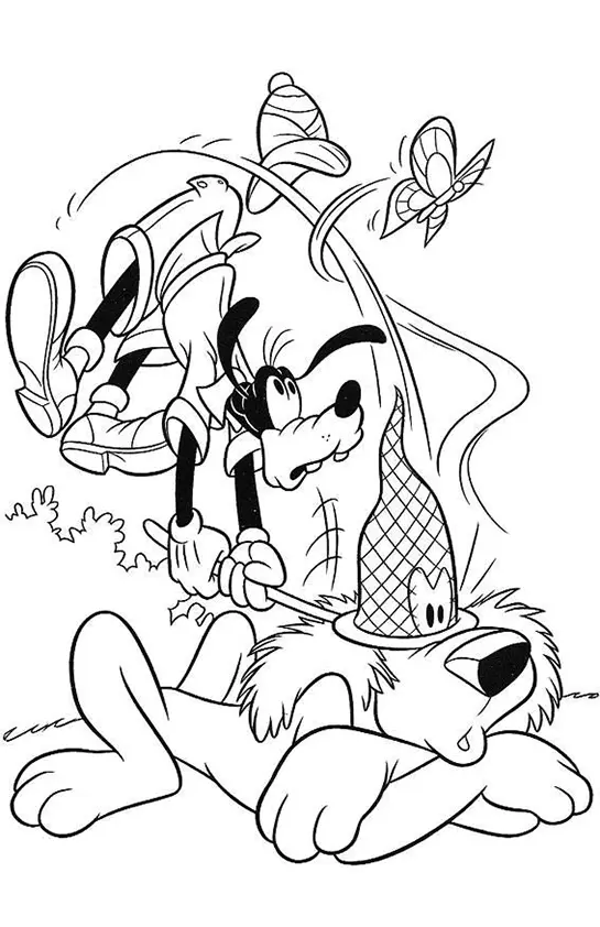 Goofy Coloring Pages – 016