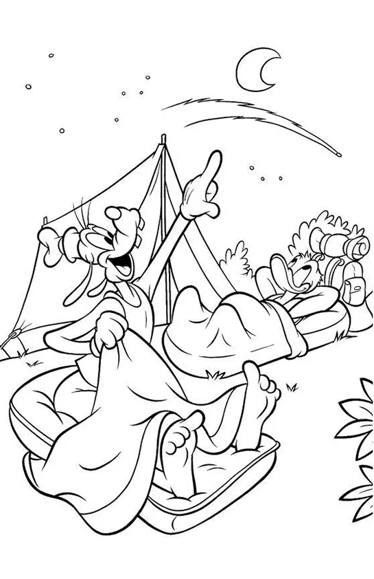 Goofy Coloring Pages – 019