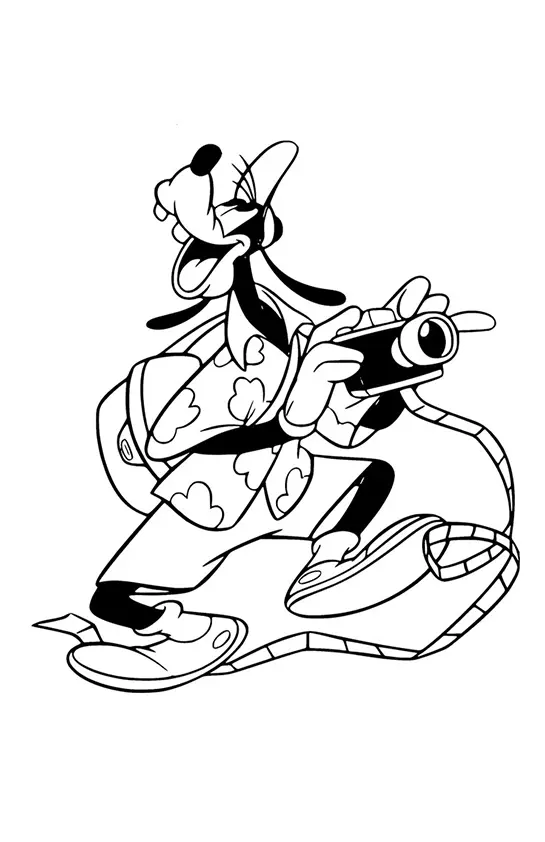 Goofy Coloring Pages – 020