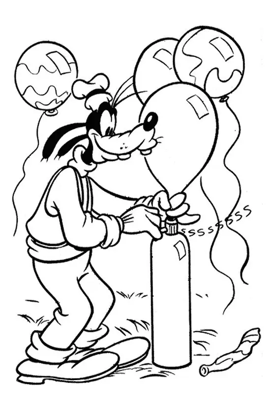 Goofy Coloring Pages – 022