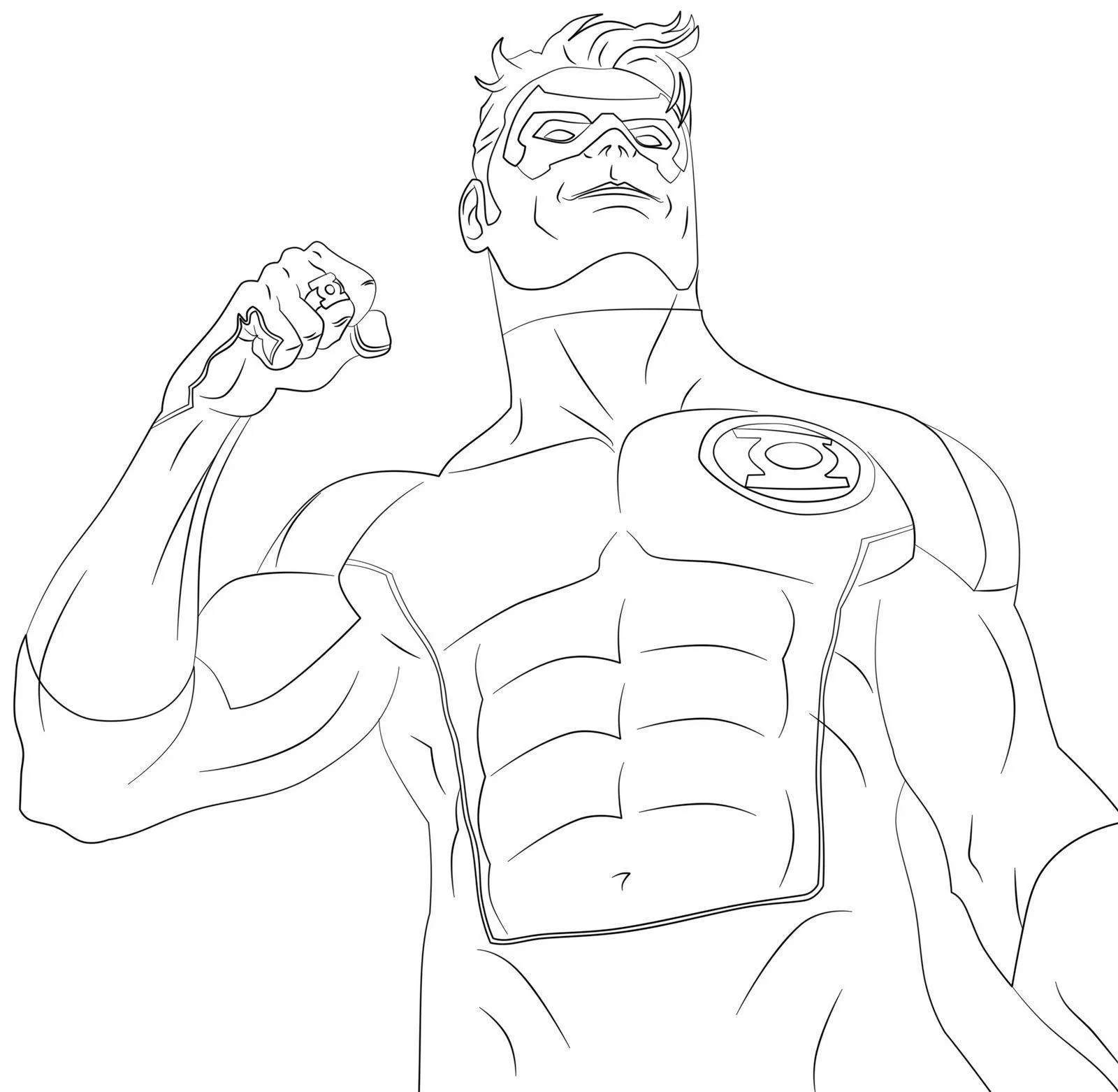 Green Lantern Coloring Pages – 008