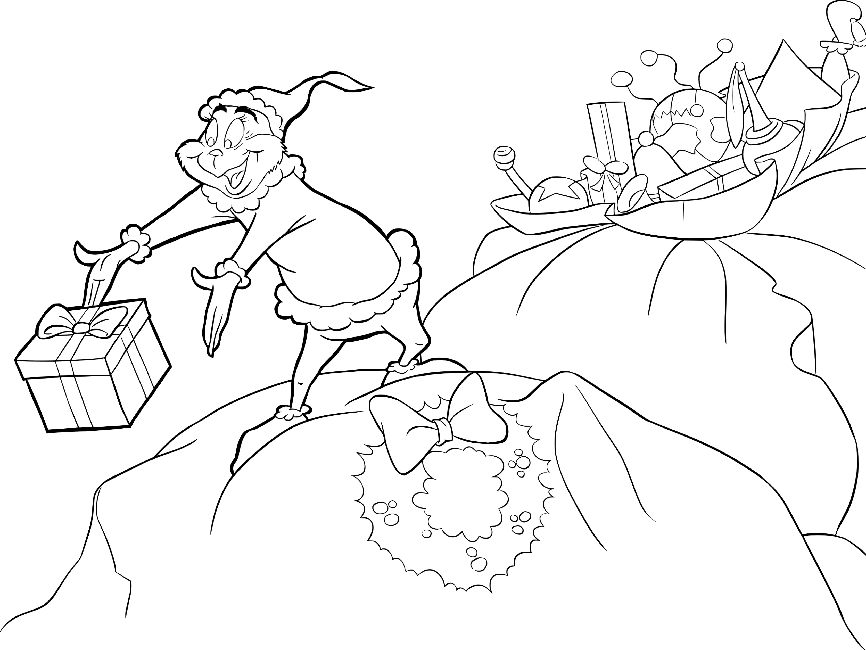 Grinch Coloring Pages – 011