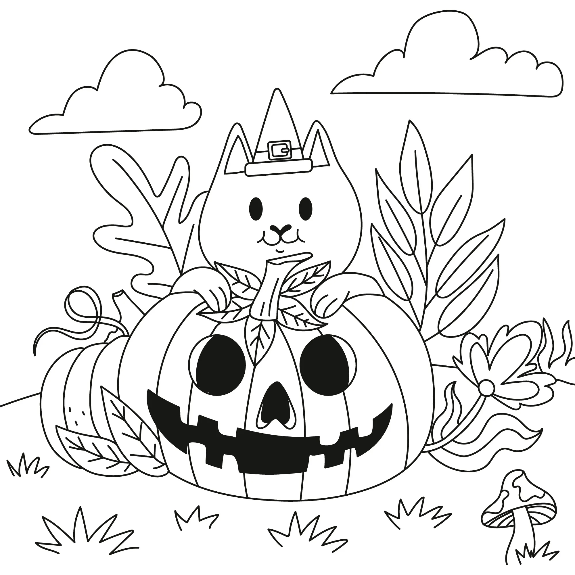 Halloween Coloring Pages – 023