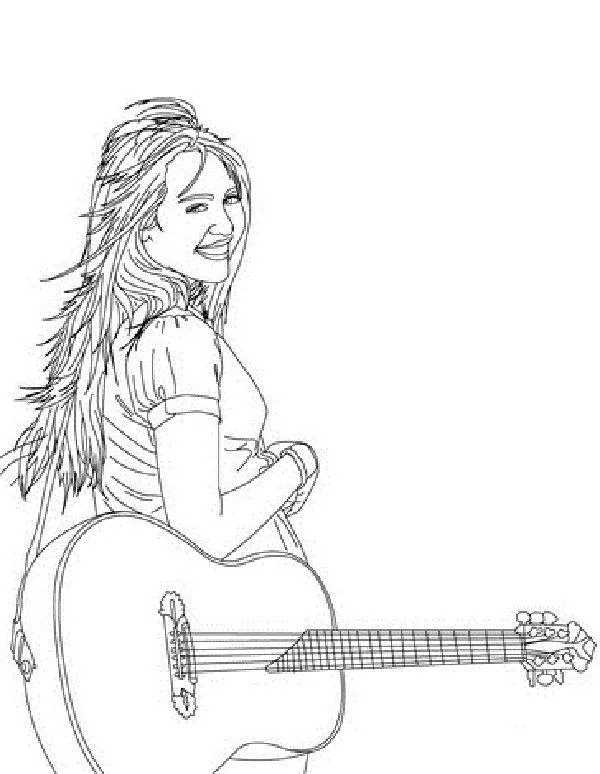 Hannah Montana Coloring Pages – 002