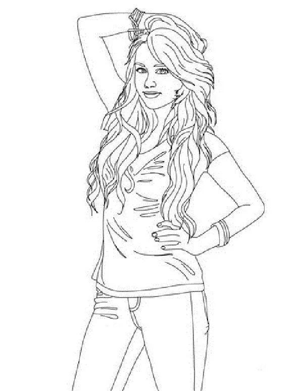 Hannah Montana Coloring Pages – 007