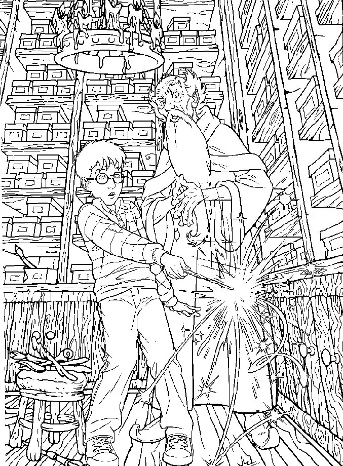 Harry Potter Coloring Pages – 012