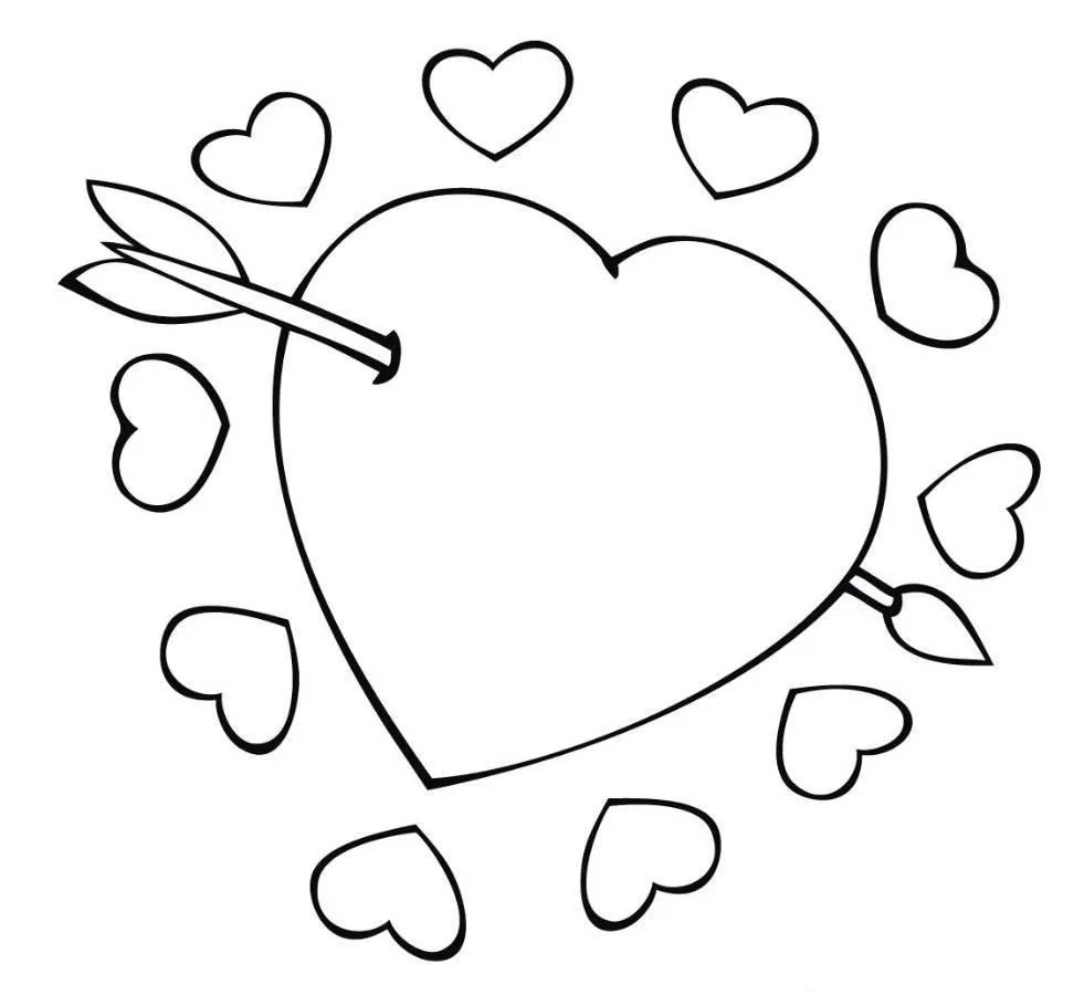 Heart Coloring Pages – 005