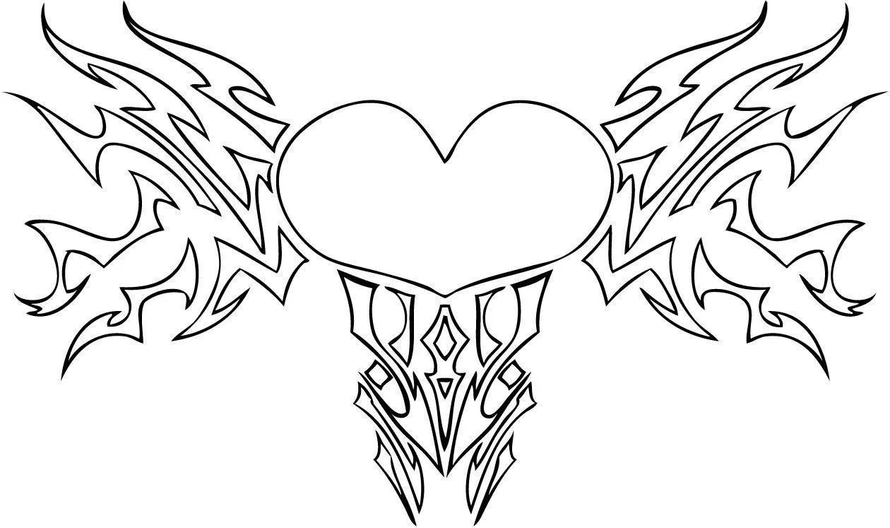 Heart Coloring Pages – 008
