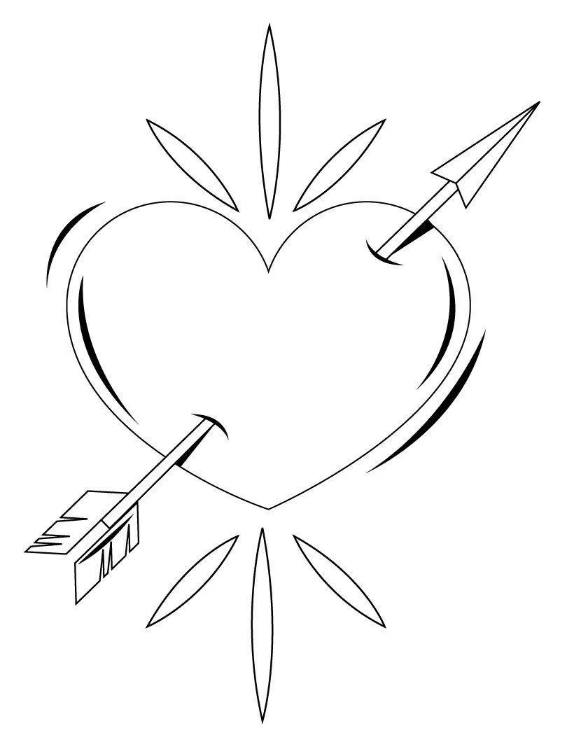 Heart Coloring Pages – 009