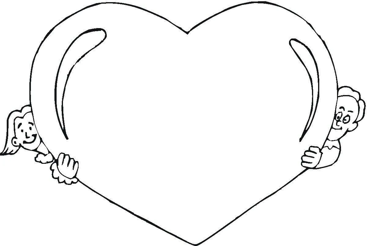 Heart Coloring Pages – 015