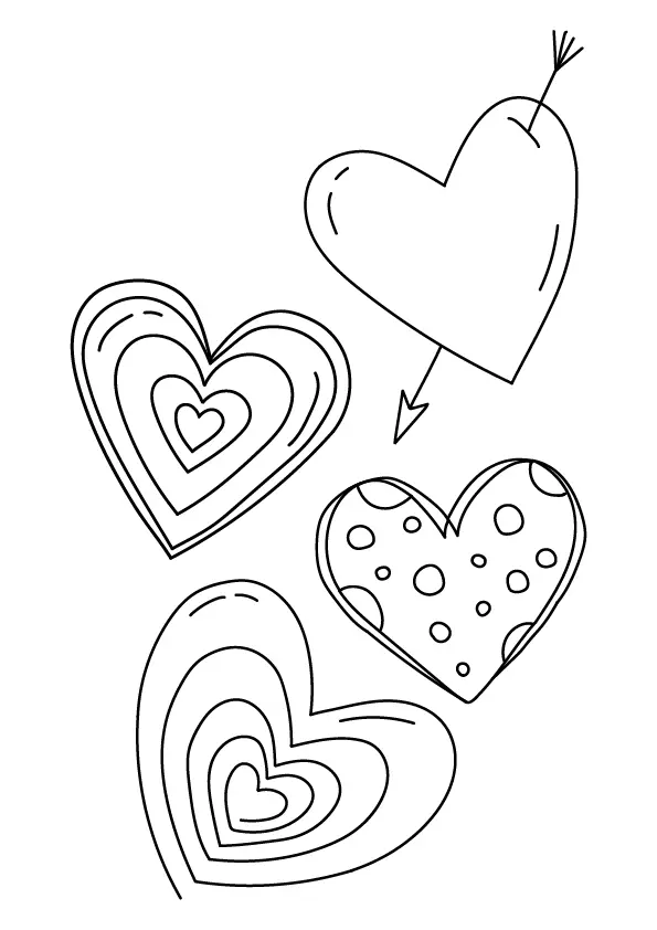 Heart Coloring Pages – 036