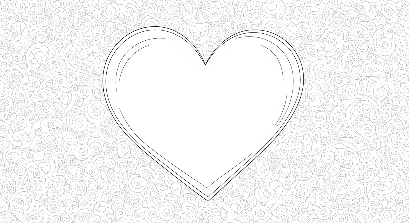 Heart Coloring Pages – 048