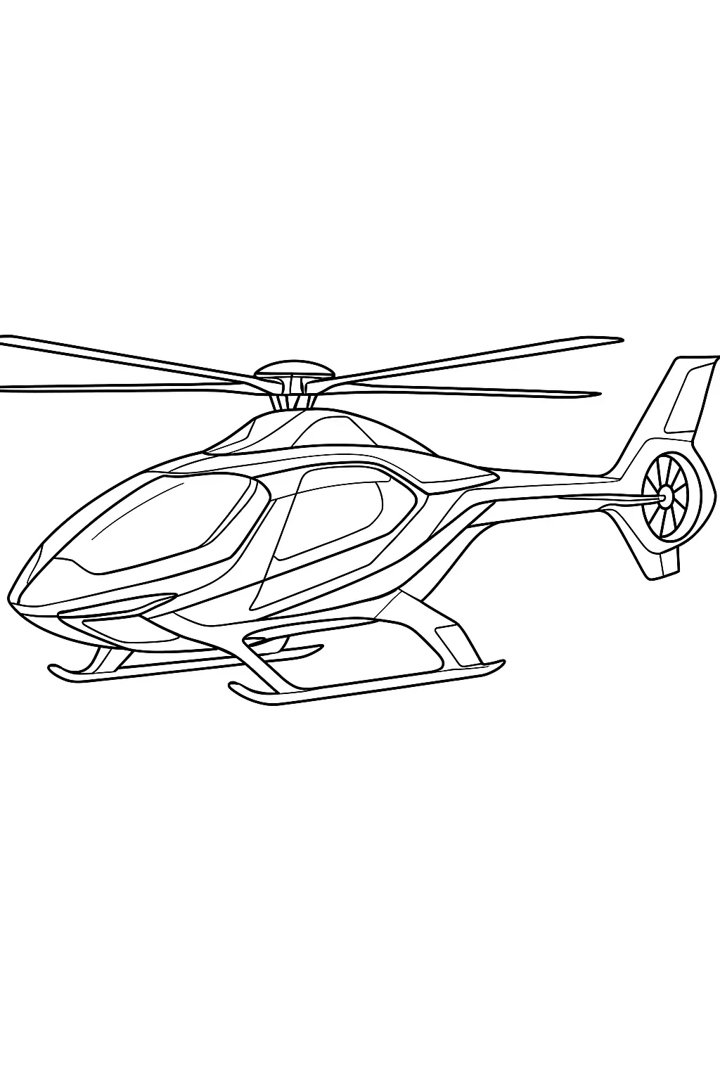 Helicopters Coloring Pages – 011