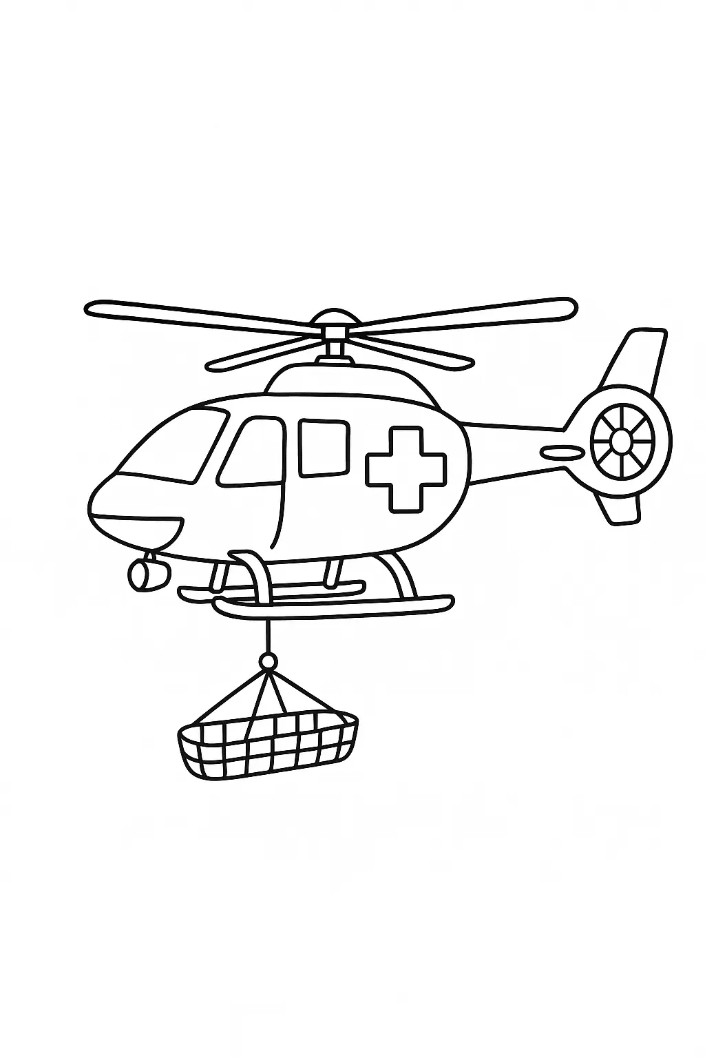Helicopters Coloring Pages – 014