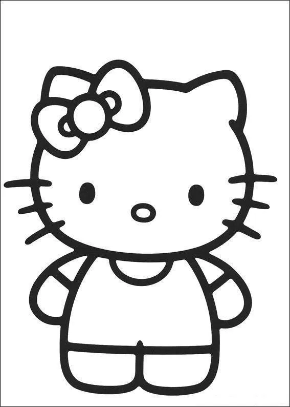 Hello Kitty Coloring Pages – 008
