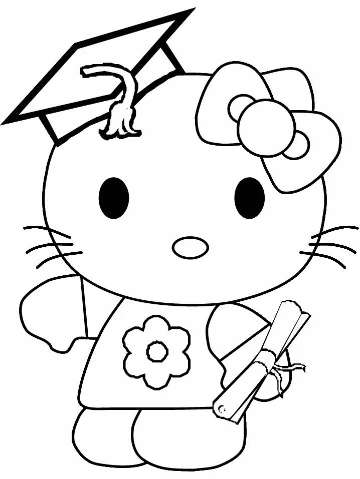 Hello Kitty Coloring Pages – 021