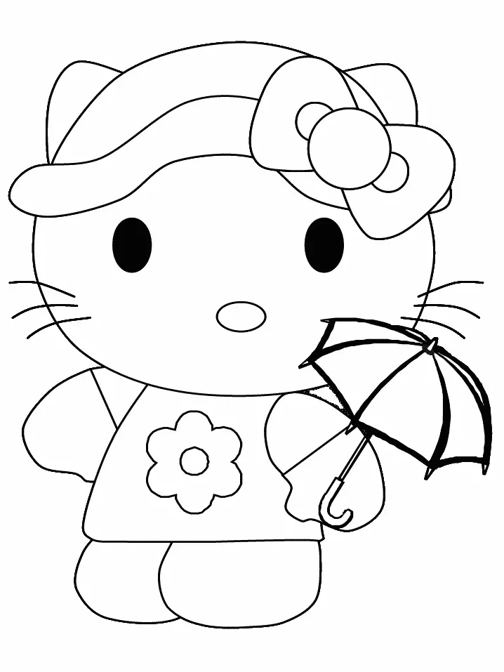 Hello Kitty Coloring Pages – 022