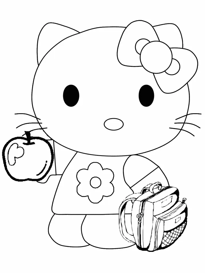 Hello Kitty Coloring Pages – 023