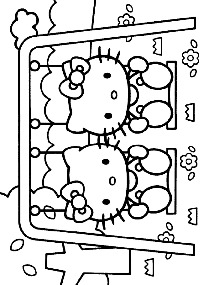Hello Kitty Coloring Pages – 028