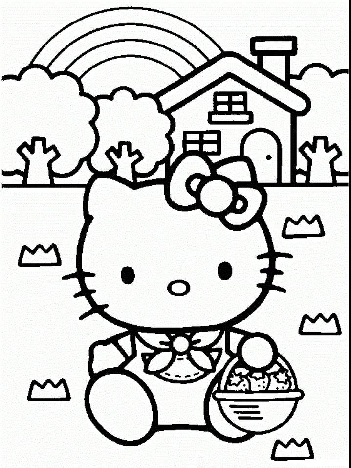 Hello Kitty Coloring Pages – 044