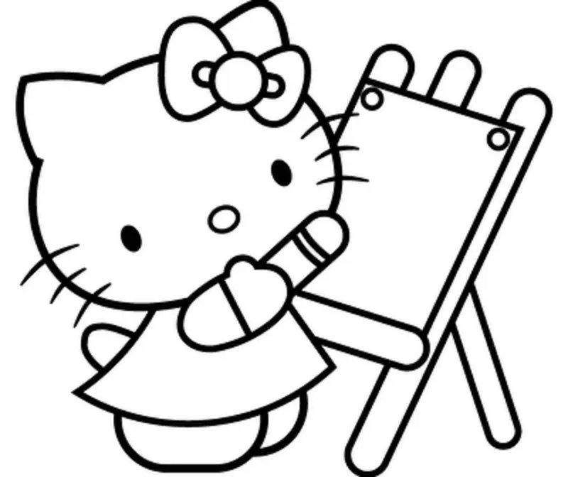 Hello Kitty Coloring Pages – 050