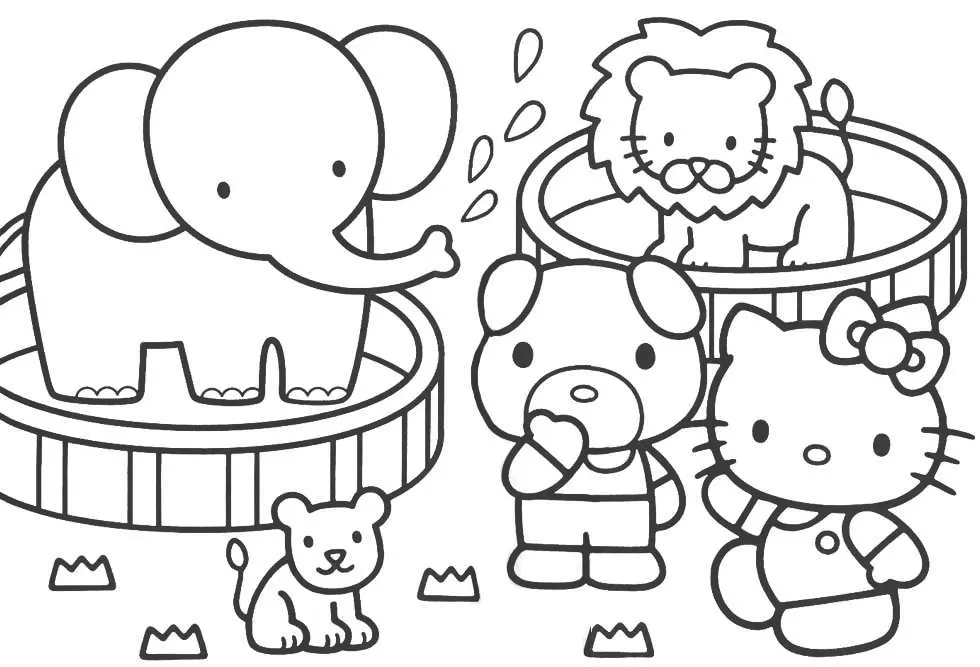 Hello Kitty Coloring Pages – 054
