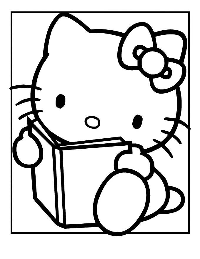 Hello Kitty Coloring Pages – 056