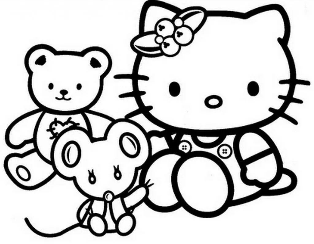 Hello Kitty Coloring Pages – 057
