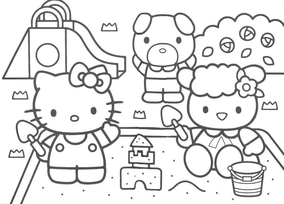 Hello Kitty Coloring Pages – 058