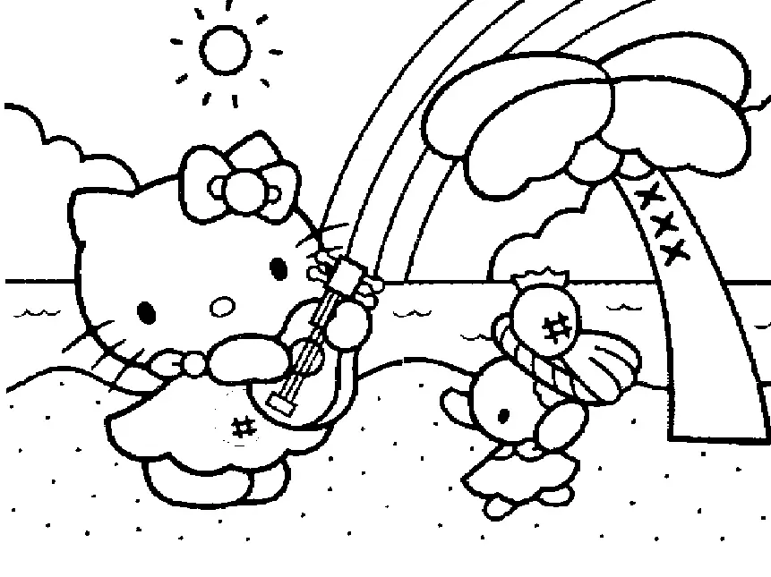 Hello Kitty Coloring Pages – 063