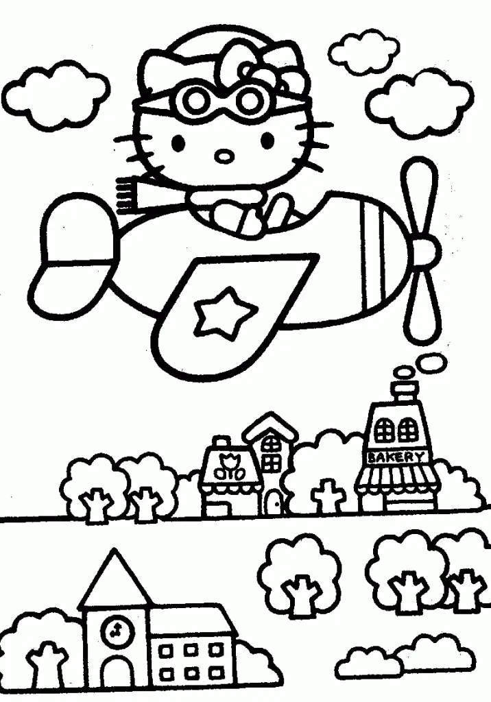Hello Kitty Coloring Pages – 064