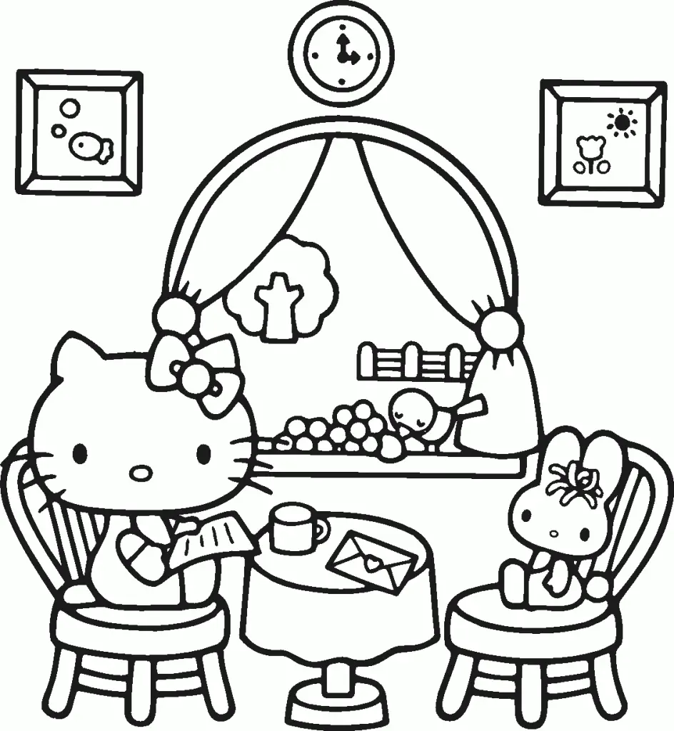 Hello Kitty Coloring Pages – 065