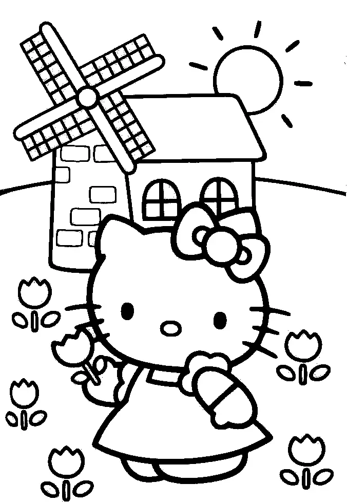 Hello Kitty Coloring Pages – 067