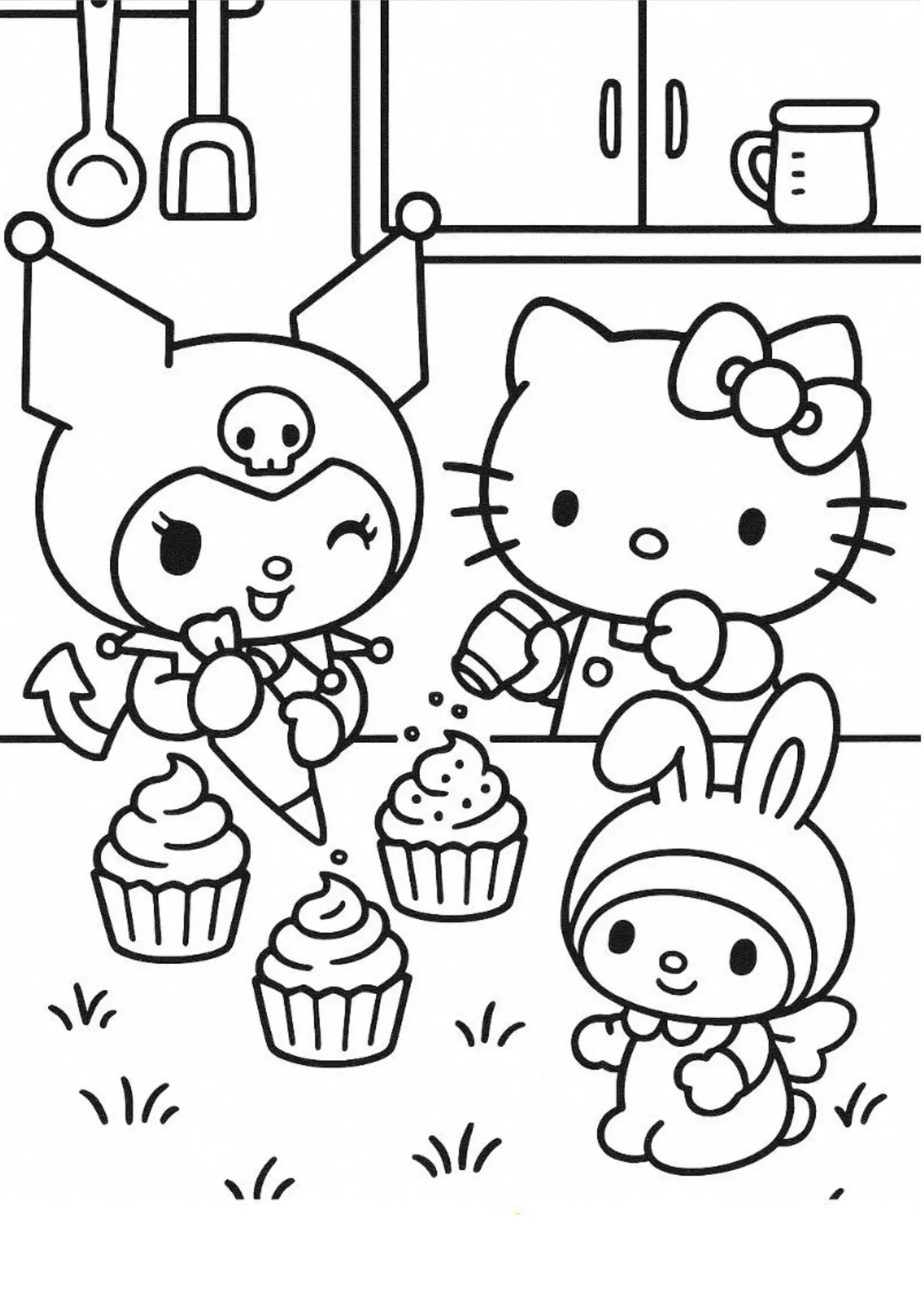 Hello Kitty Coloring Pages – 082