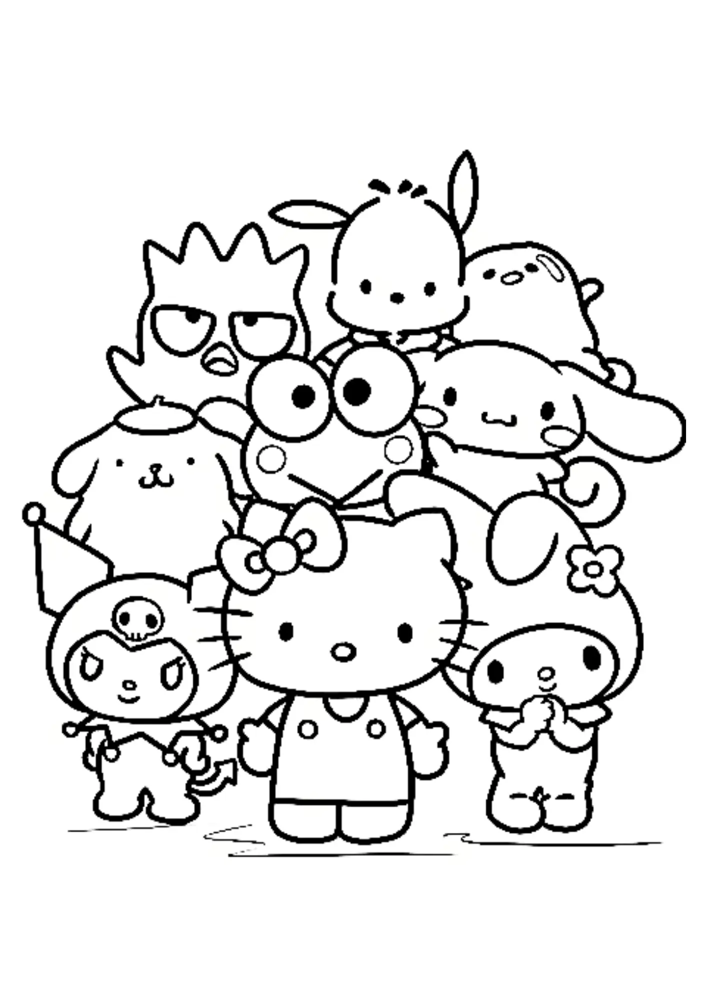 Hello Kitty Coloring Pages – 083
