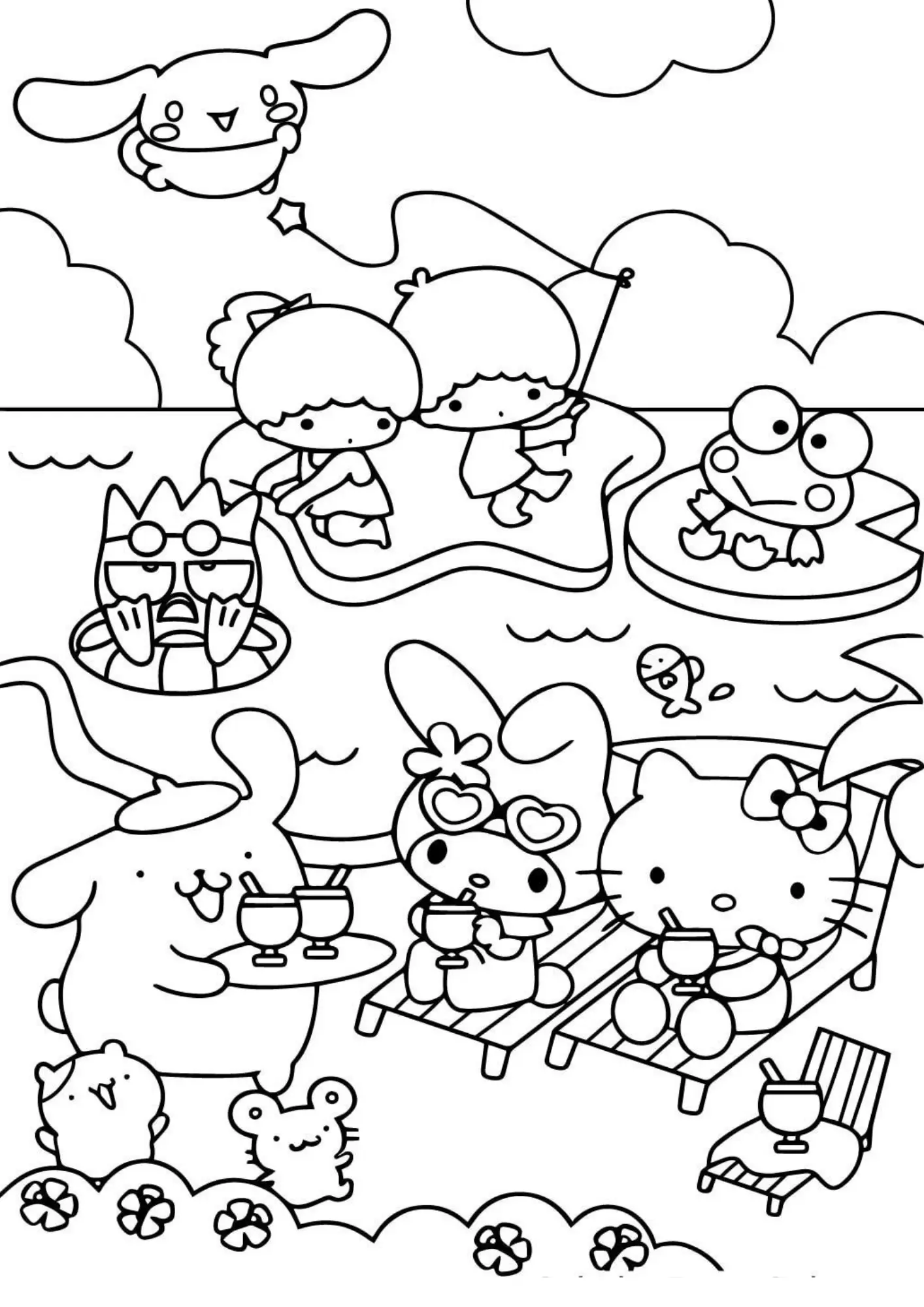 Hello Kitty Coloring Pages – 084