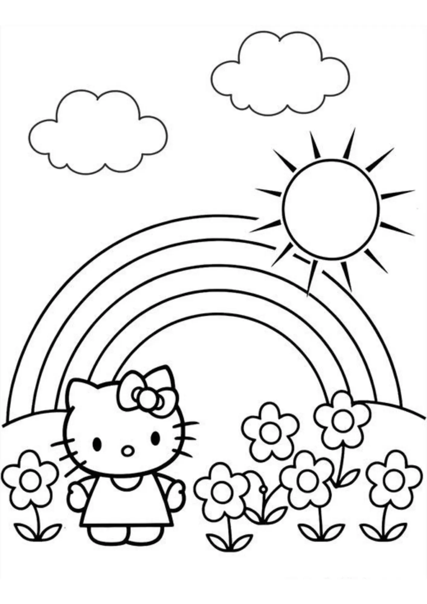 Hello Kitty Coloring Pages – 085
