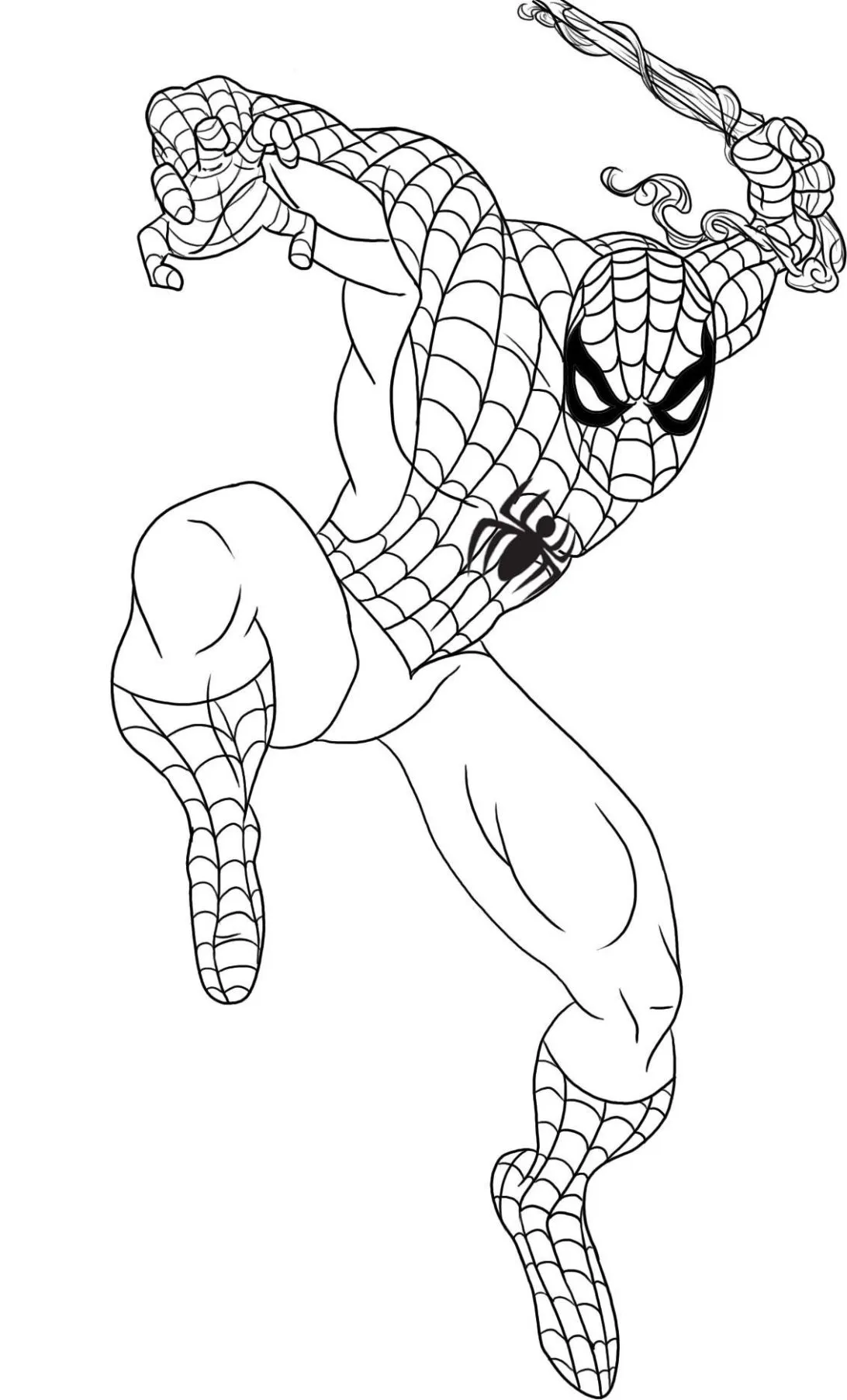 Homem-Aranha Coloring Pages – 003
