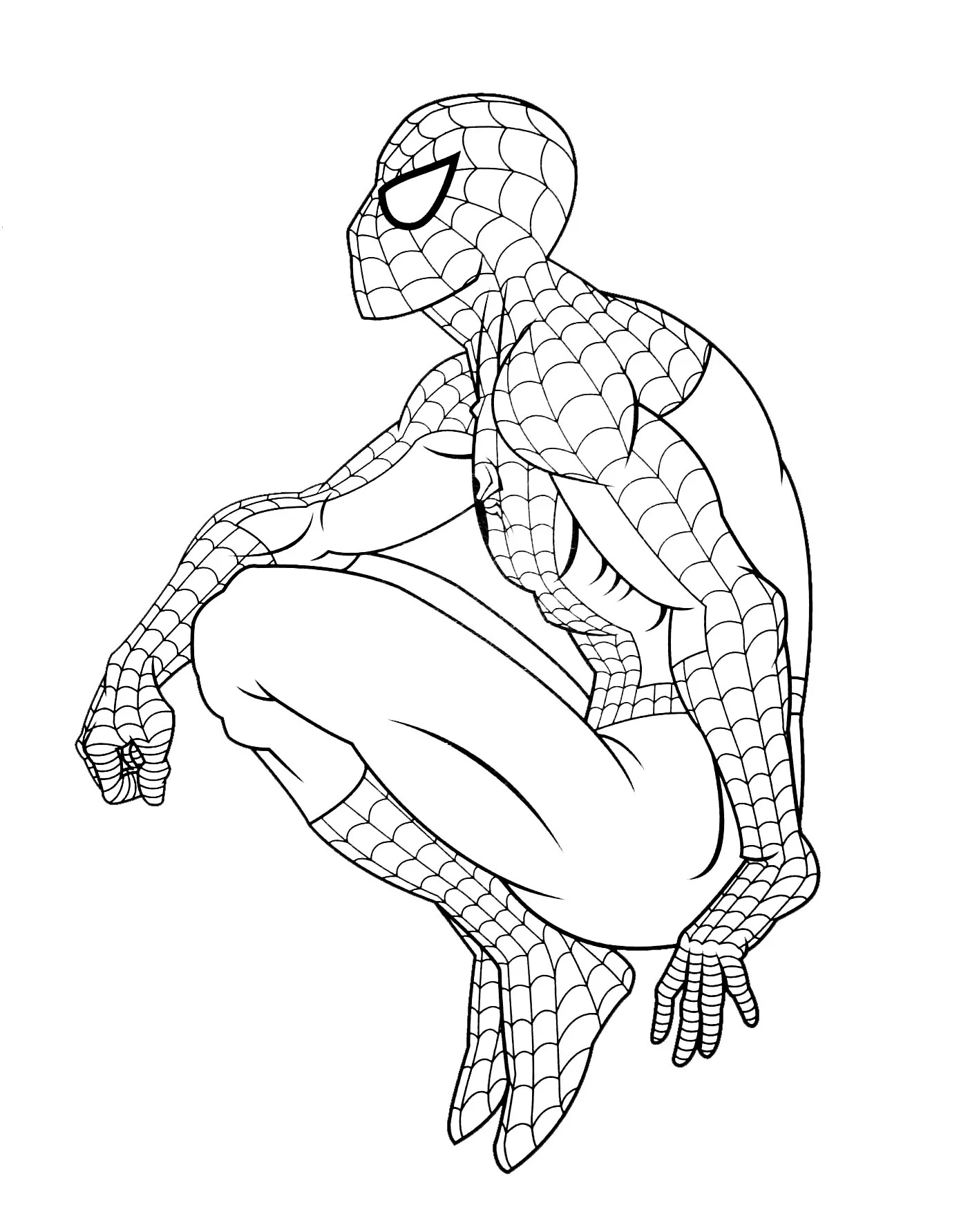 Homem-Aranha Coloring Pages – 005