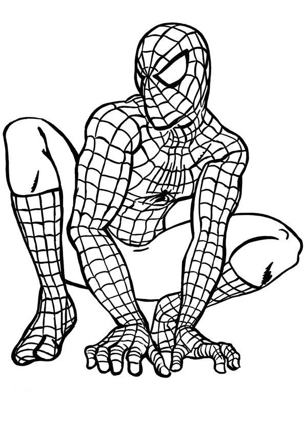 Homem-Aranha Coloring Pages – 008